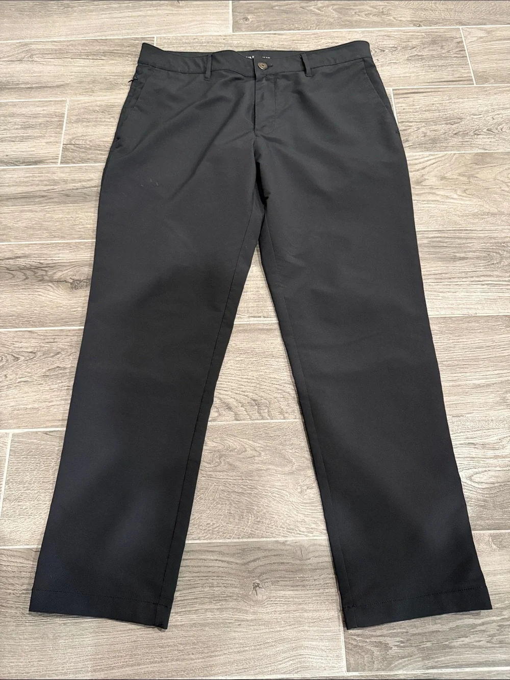 Banana Republic Men's Black Straight Chino Pants